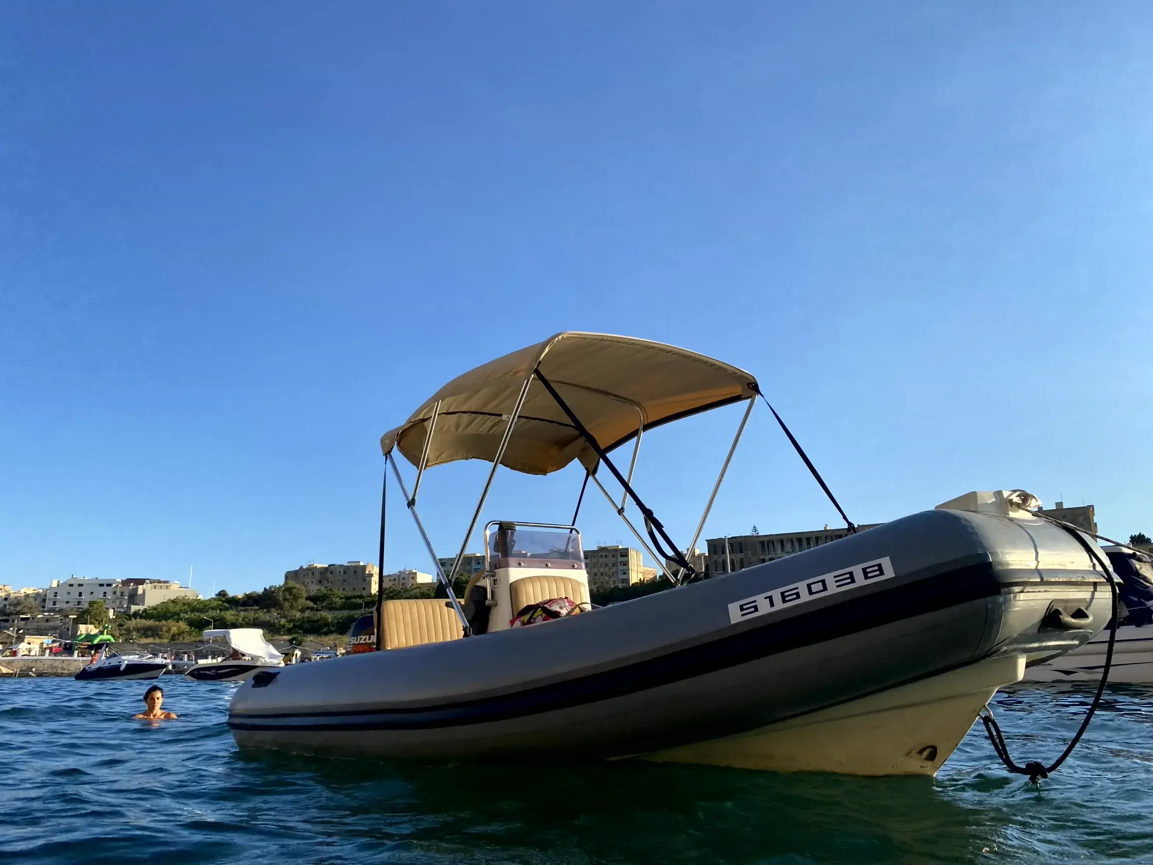 BSC480, a rib for charter in Malta at Ta' Xbiex