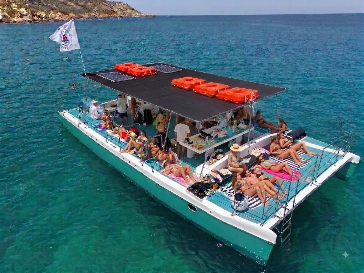Playtime, a catamaran for charter in Malta at Ta' Xbiex