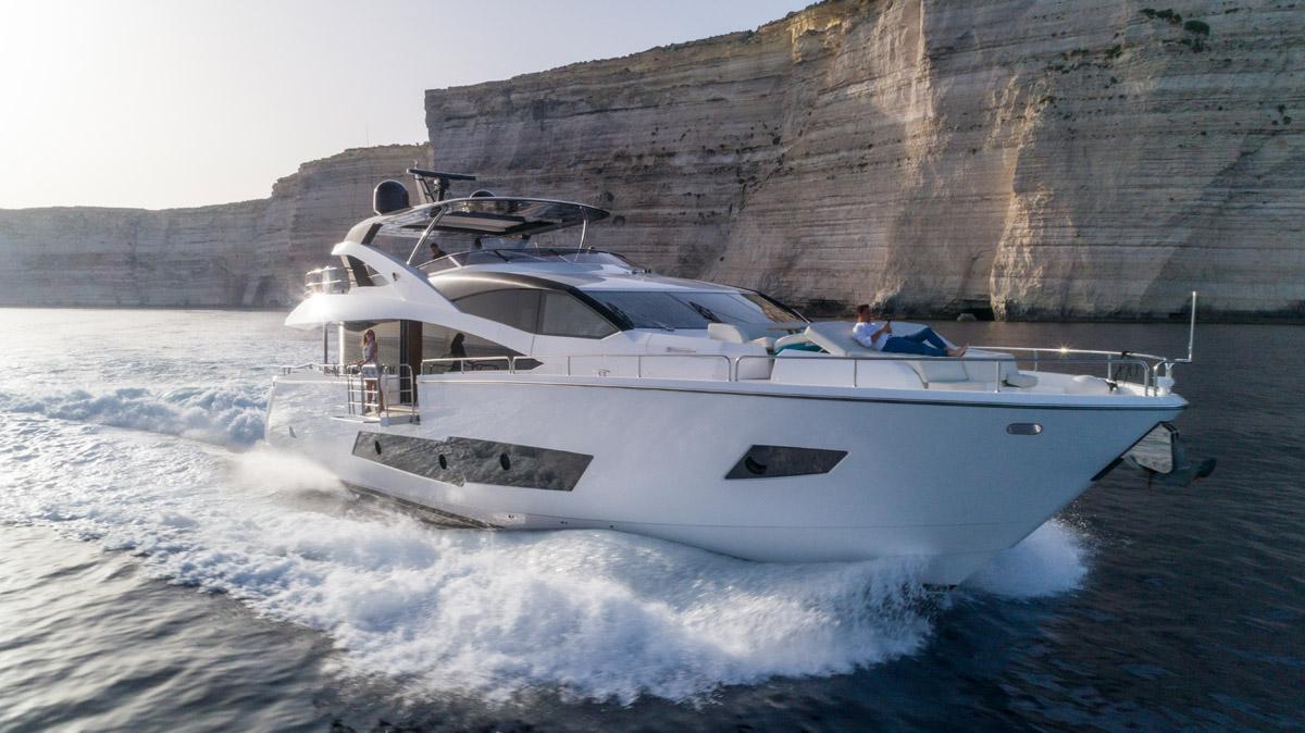 Sunseeker 86 Yacht “JUPJU”, a motor yacht for charter in Malta at Portomaso