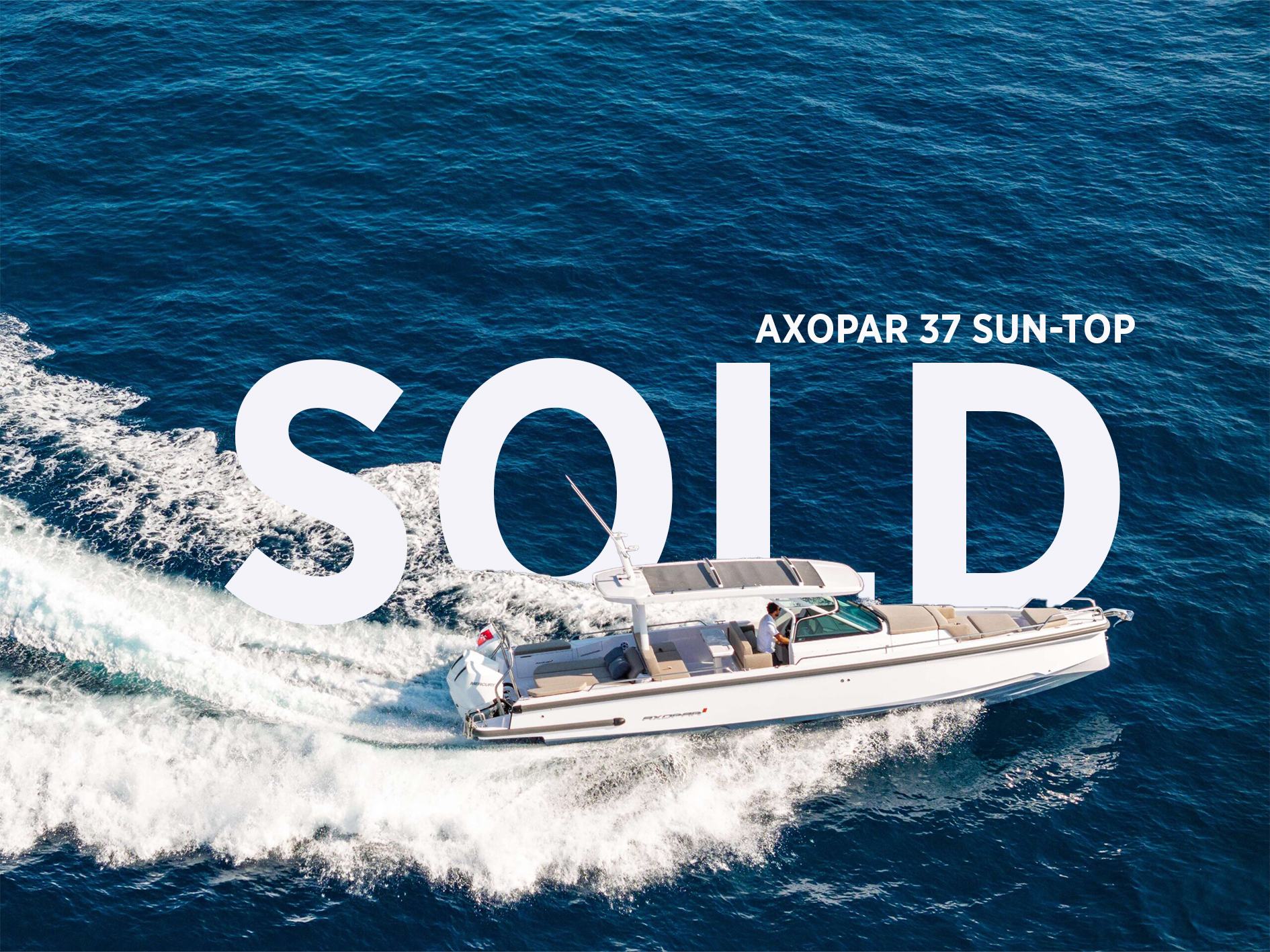 Axopar 37 Sun-Top, 2024, for sale in Malta through Yacht Hub Group