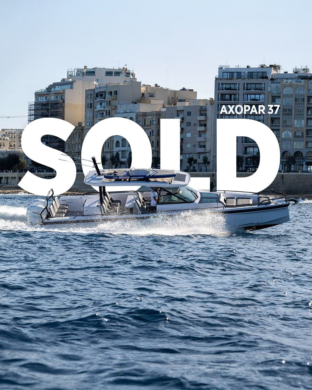 Axopar 37ST Brabus Line, 2021, for sale in Malta through Yacht Hub Group