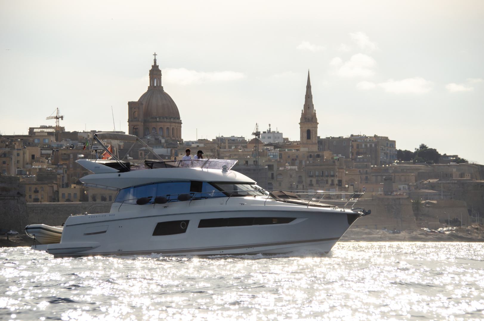Prestige 500 Fly, 2019, for sale in Malta through Yacht Hub Group